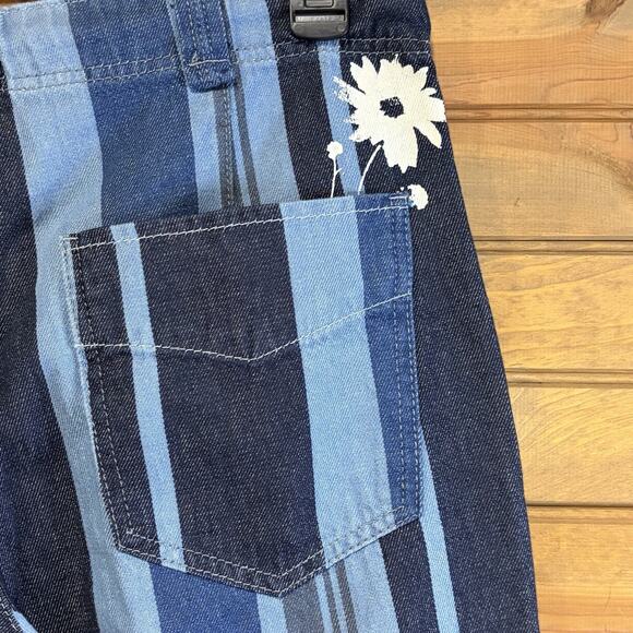 Free People We The Free Cove Crop Pull On Jeans Size Small Button Fly Beach Boho - Picture 12 of 16